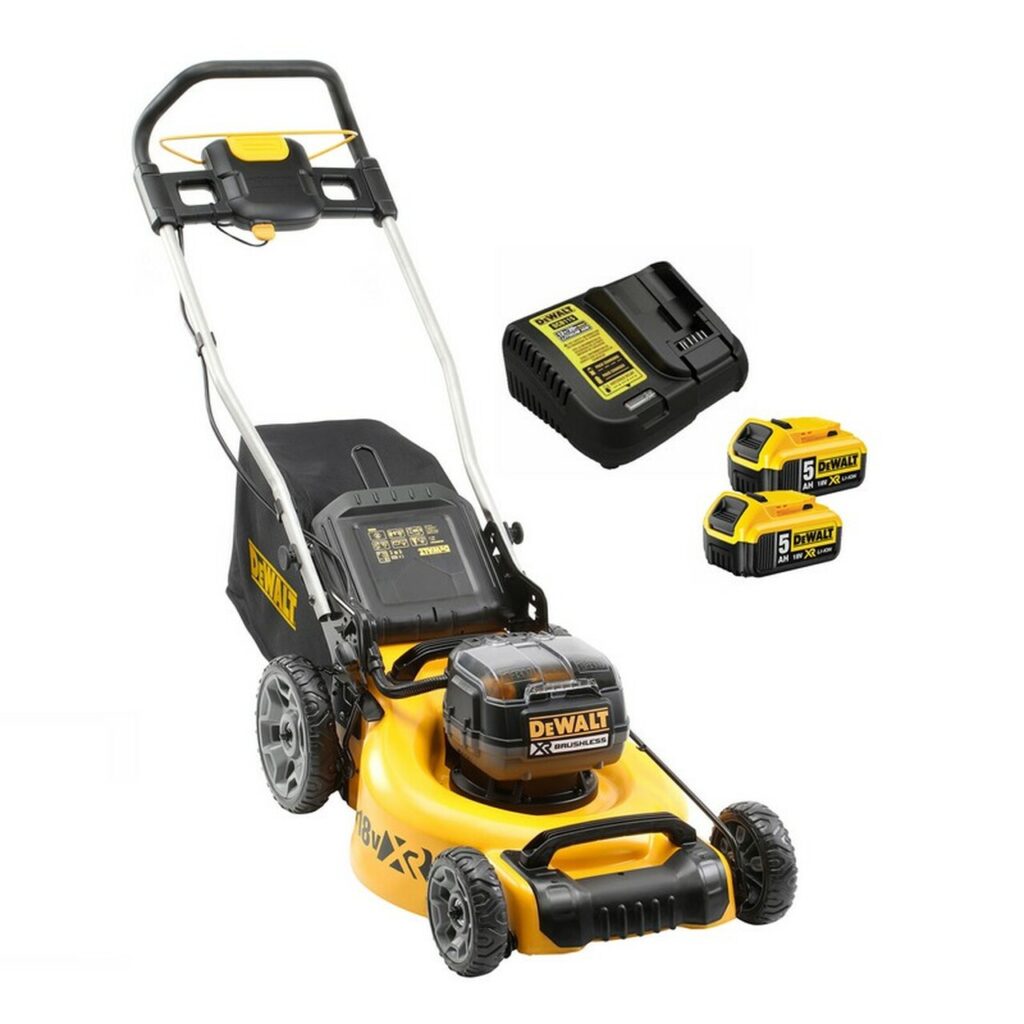 DeWalt Lawn Mower with Batteries and Charger