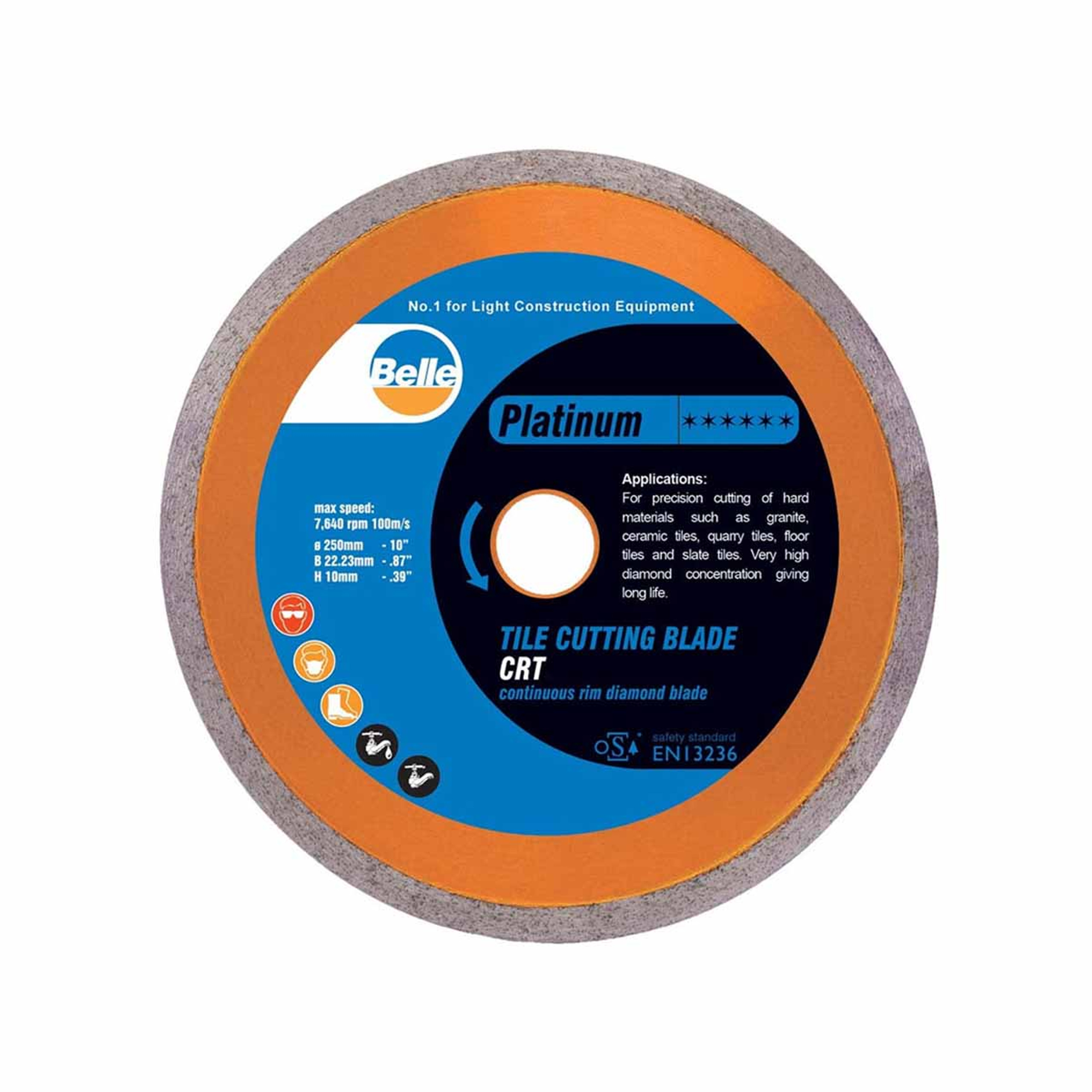 Belle Continuous Smooth Rim Diamond Blade