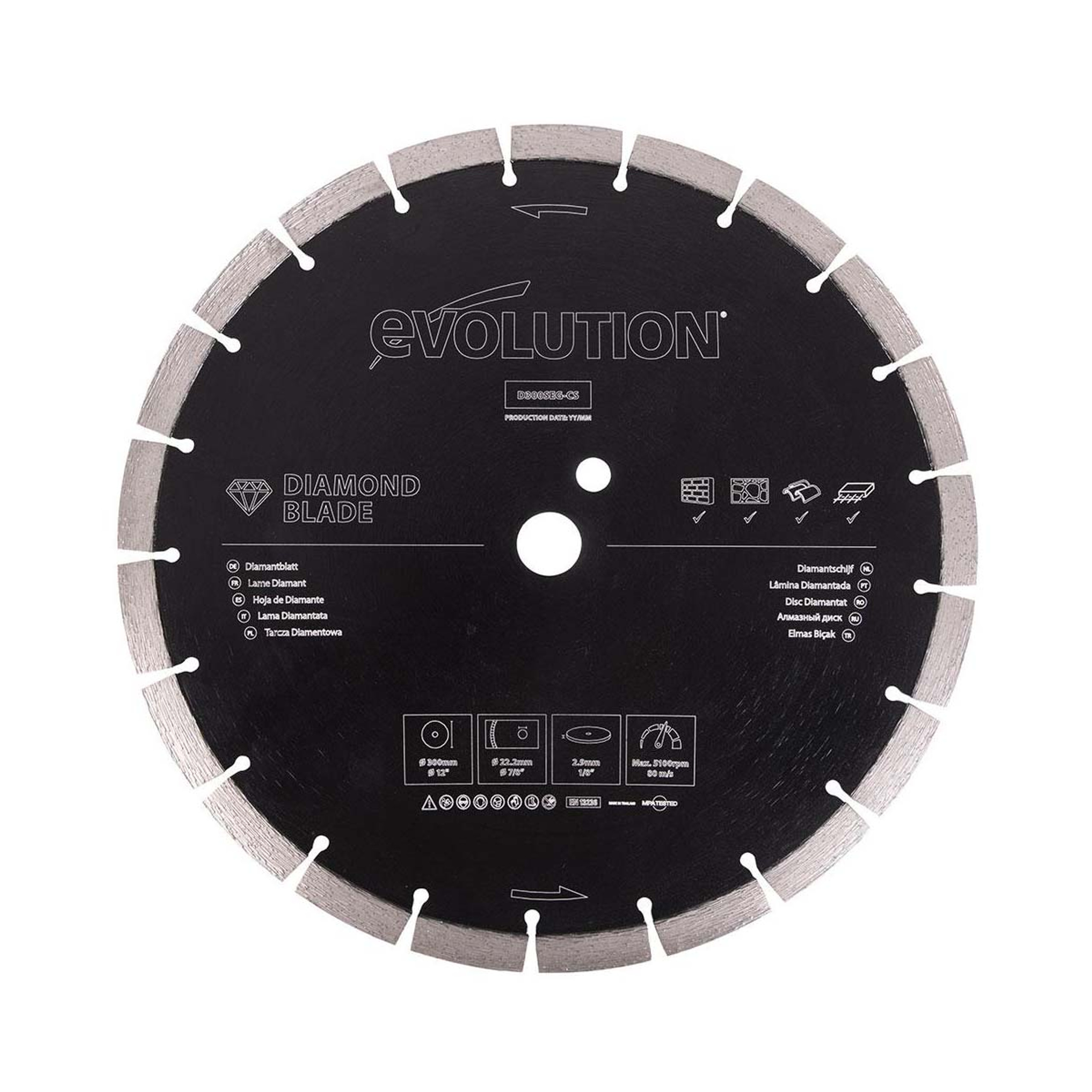 Evolution Segmented Rim Blade