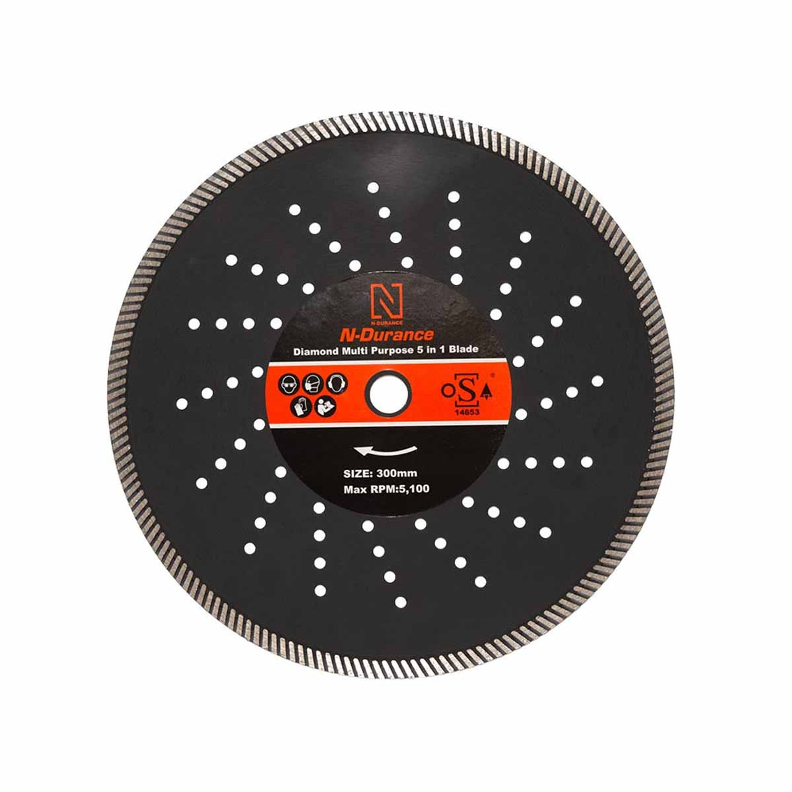 N-Durance Serrated/Turbo Rim Diamond Blade