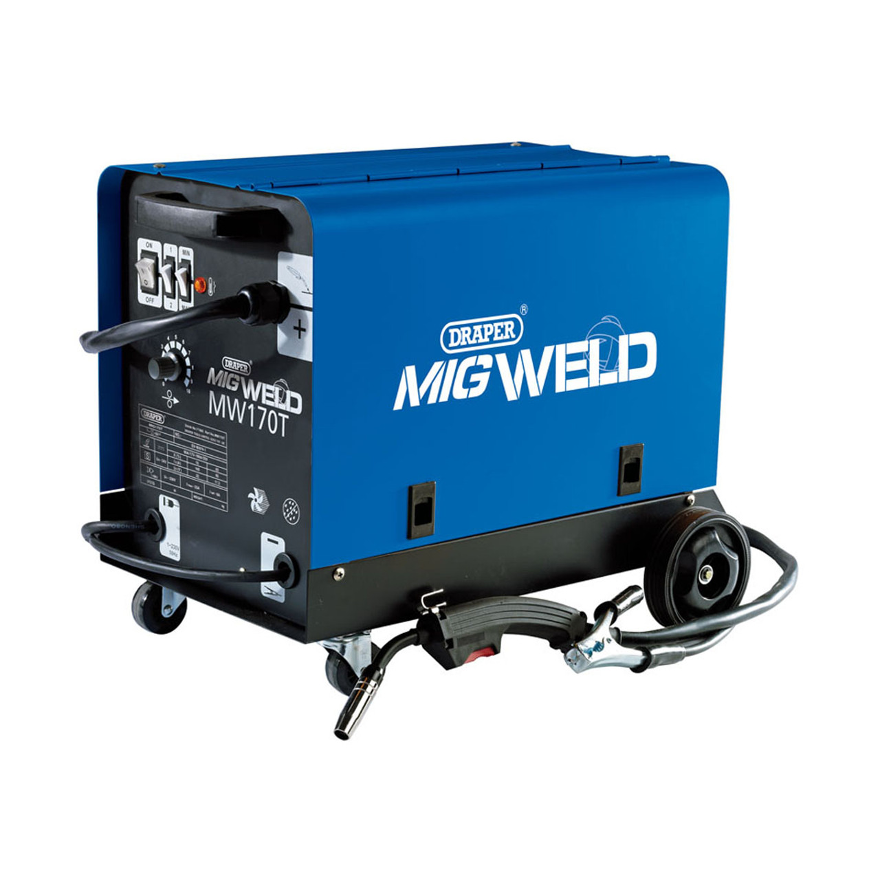 Draper Gas/Gasless Turbo MIG Welder 160A 230V