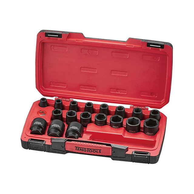 Teng Tools 1/2" Drive Mecca Pro Impact Socket Set (18 Pieces)