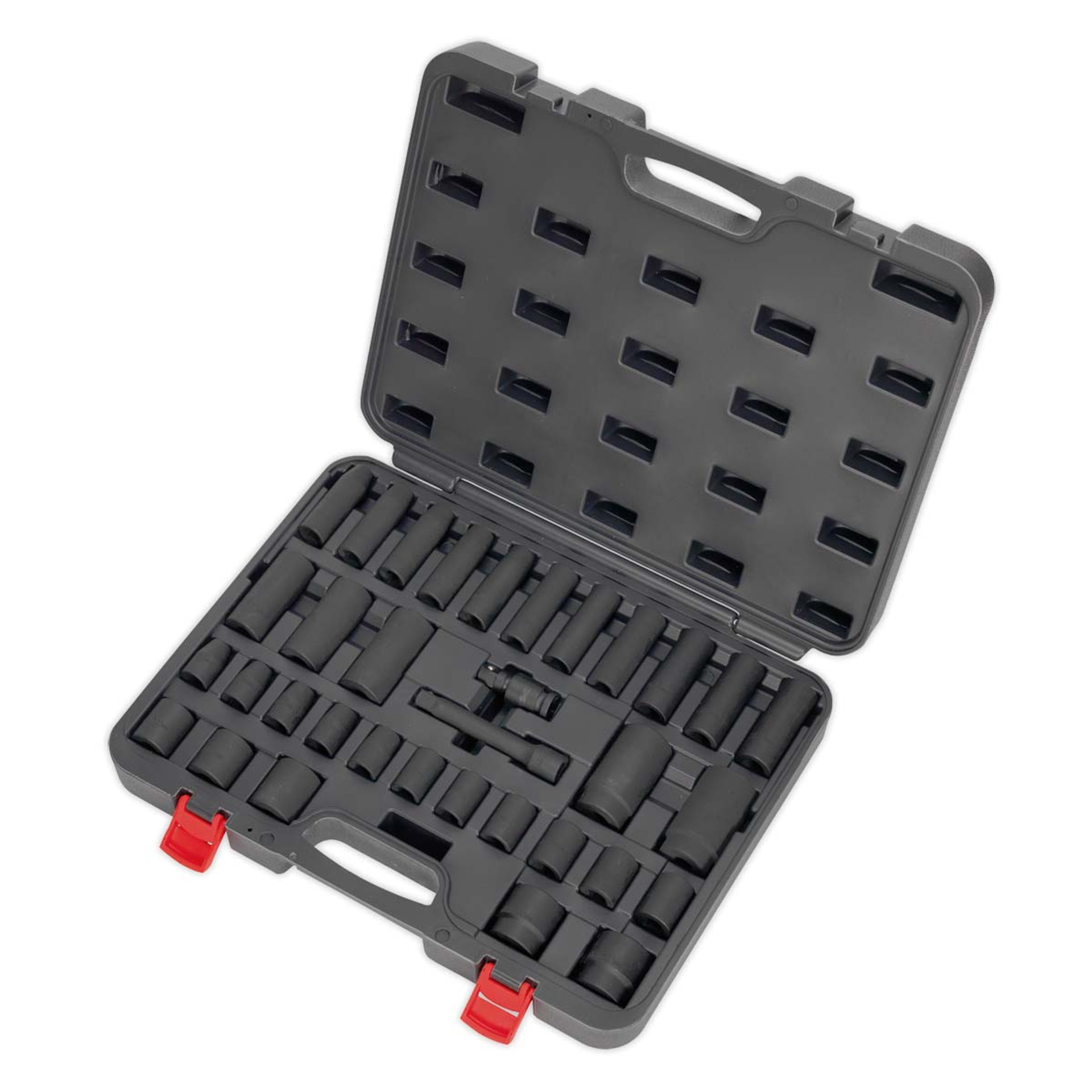 Sealey 1/2"Sq Drive Metric Impact Socket Set 34pc