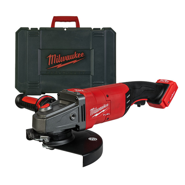 Milwaukee M18ONEFLAG230XPDB-0C FUEL ONE-KEY 18V BL 230mm Braking Angle Grinder with Paddle Switch in a Case (Body Only)